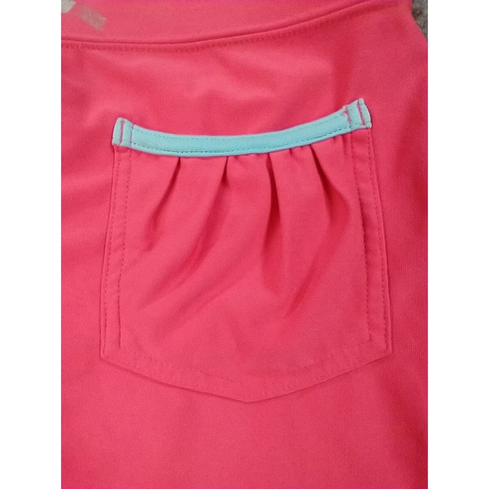 Nike Girls Dri-FIT Athletic Skort Pink Blue Pleated Tennis Golf Skirt Size L 14 - Picture 8 of 9